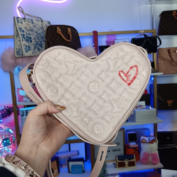 Louis Vuitton Monogram Pink Leather Limited Edition Bag - Picture 1 of 1